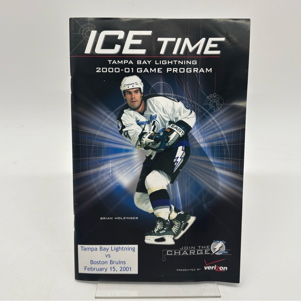 Vintage Tampa Bay Lightning 2000-01 Season Official Team Guide NHL